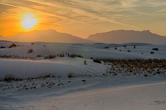 White Sands sunset