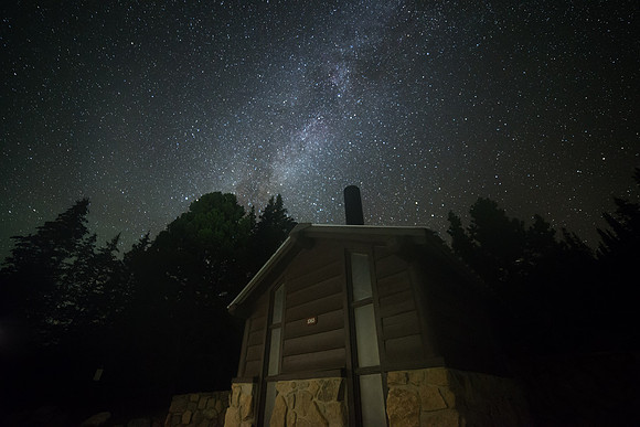 Resting under the milkyway