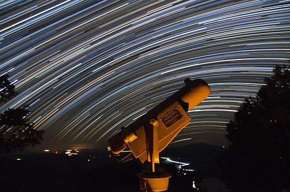 Telescope trails