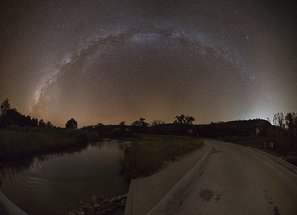 Milky Way over South Llano River