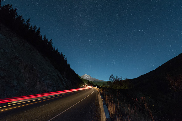 The road to Mt. Hood