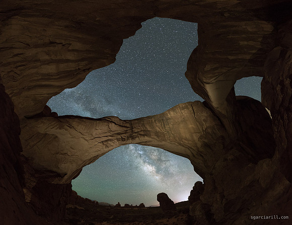 Inside Double Arch