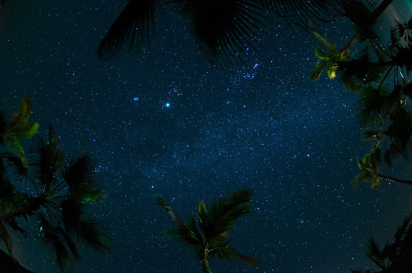Cerritos beach night sky