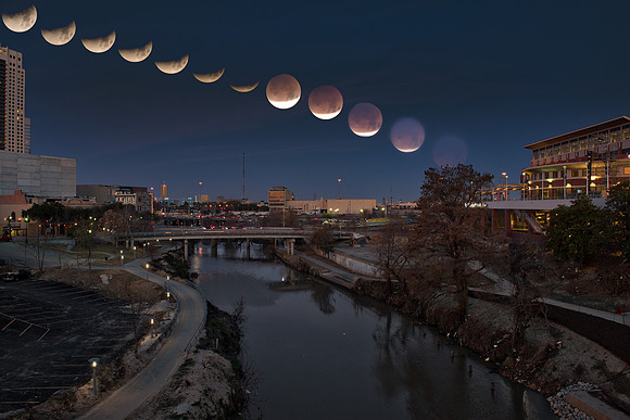 Moonset on the Bayou